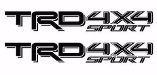 TRD 4X4 Sport Toyota 2016 2017 Tacoma Tundra Camion Paire Décalcomanies 2 Décalques Vinyle Pré