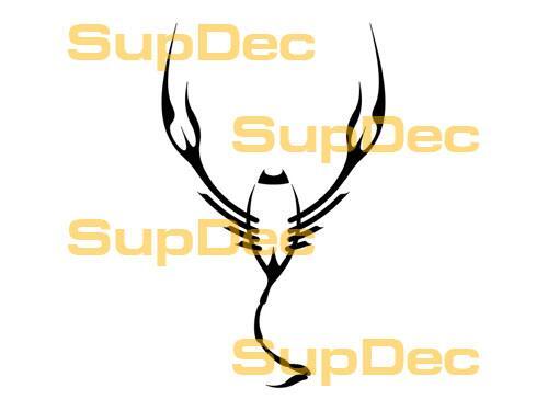 Autocollant mural en vinyle Scorpion, pour fenêtre et salle de bains, #16

