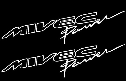 Autocollant Vinyle Universel Mivec Power pour Mitsubishi Lancer Evolution