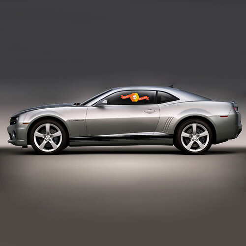 2010-2015 Chevrolet Camaro SS RS LS Rocker rayures autocollants autocollants graphiques

