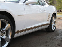 Kit de décalcomanies vinyle bandes contour bas de caisse pour Chevrolet Camaro 2010-2015_2