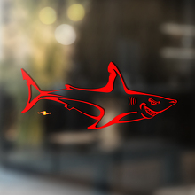 Autocollant Vinyle Universel Smiling Shark_2