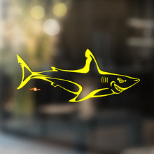 Autocollant Vinyle Universel Smiling Shark_4