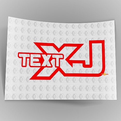 Autocollant Vinyle Texte Personnalisé Sentiers Tout-Terrain Escalade de Rochers 4x4 pour Jeep Cherokee XJ