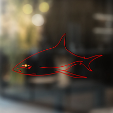 Autocollant Vinyle Universel Minimaliste Ligne de Requin_3