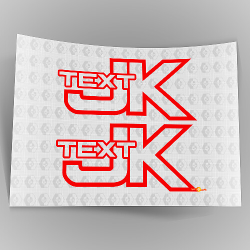 Autocollant vinyle personnalisé Sentiers tout-terrain Escalade de rochers 4x4 pour Jeep Wrangler JK 1