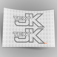 Autocollant vinyle personnalisé Sentiers tout-terrain Escalade de rochers 4x4 pour Jeep Wrangler JK 2