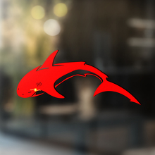Autocollant Universel en Vinyle Grand Requin Blanc_2