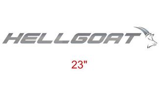 Hellgoat - Bannière - Pontiac GTO Vinyl Decal Sticker - GM LS Goat 6.0 5.7 Argent