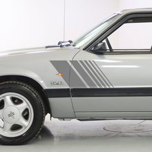 1979-1993 Ford Mustang Faded Stripes Side Stripes Strobe Stickers Decs Kit 79- 93
 2