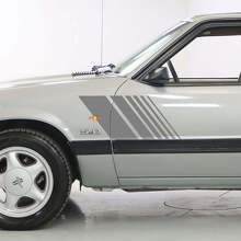 Kit d'autocollants vinyle bandes latérales stroboscopiques pour Musclecar Mustang 1979-93_2