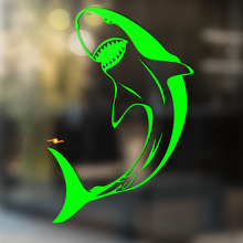 Autocollant Vinyle Universel Requin Courbé_2