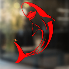 Autocollant Vinyle Universel Requin Courbé_3