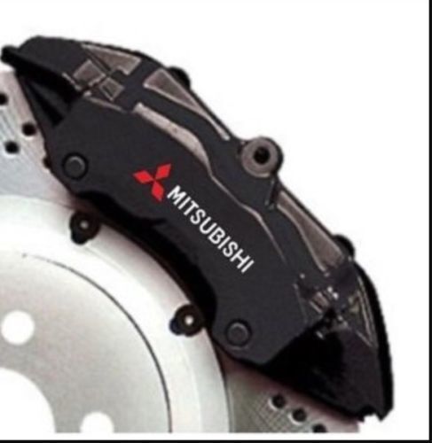Autocollants en vinyle pour étriers de frein Mitsubishi, ensemble de 4 pièces