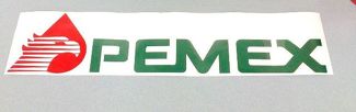 Autocollant en vinyle pour station-service Pemex Mexico (toute couleur)