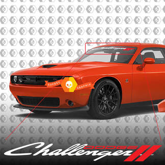 Autocollant de pare-brise Dodge Challenger 2018-2020 nouveau design