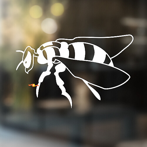 Autocollant Vinyle Universel Abeille