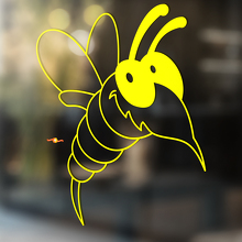 Autocollant Vinyle Universel Funny Bee_4