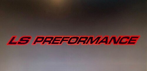 Autocollants de capot LS PERFORMANCE OUTLINE SERIES pour Chevy, GMC, Silverado, Sierra
