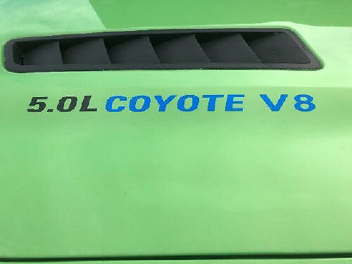 Ensemble d'autocollants en vinyle pour capot V8 Coyote 5.0L pour Musclecar