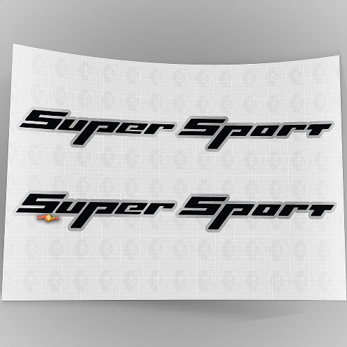 Ensemble d’autocollants en vinyle Super Sport pour Chevrolet Camaro SS