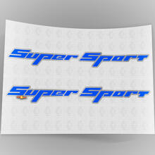 Ensemble d’autocollants en vinyle Super Sport pour Chevrolet Camaro SS_2
