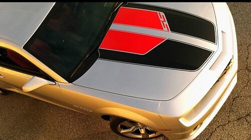 CHEVY CAMARO SS ANNIVERSAIRE FACTORY STRIPE GRAPHIQUE Autocollant KIT 2010 2011 2012 2013
