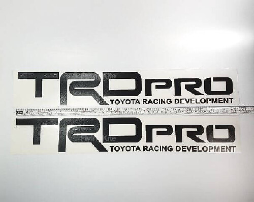Autocollant vinyle latéral TRD Pro pour Toyota Tundra