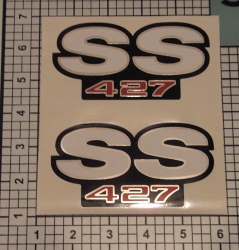 Autocollant vinyle logo SS 427 pour Chevrolet Camaro SS