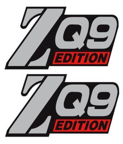 Jeu d'autocollants vinyle Édition ZQ9 pour Chevy S10 GMC Sonoma