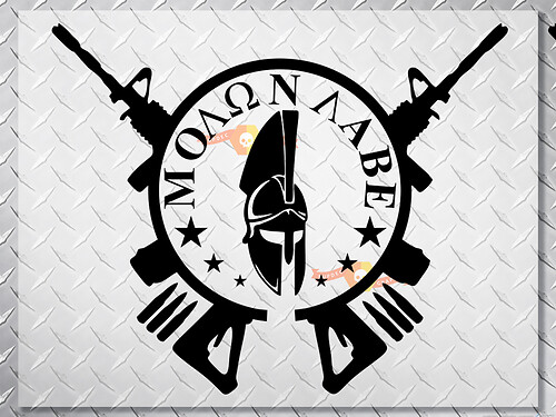 Autocollant en vinyle casque spartiate Molon Labe pour Jeep Wrangler