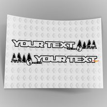 Paire d'autocollants vinyle de capot tout-terrain 3 pour Jeep Wrangler Unlimited 3