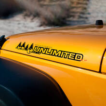 Autocollants vinyle de capot style forêt personnalisés pour Jeep Wrangler Unlimited_3