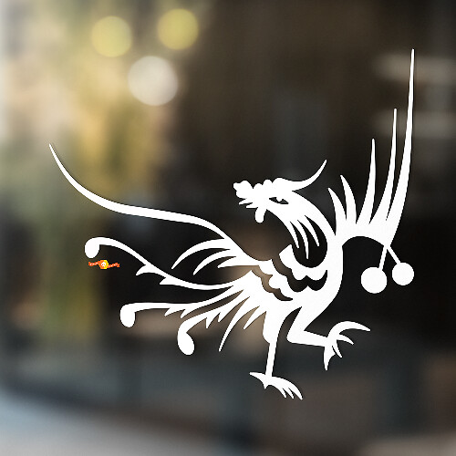 Autocollant Vinyle Universel Rooster