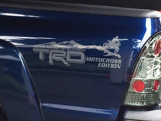 Autocollants graphiques Toyota Racing Development TRD Motocross Edition 4X4 côté lit