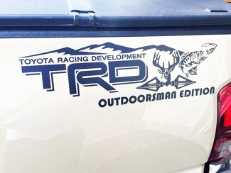 Autocollants graphiques Toyota Racing Development TRD Outdoorsman Edition 4X4 côté lit