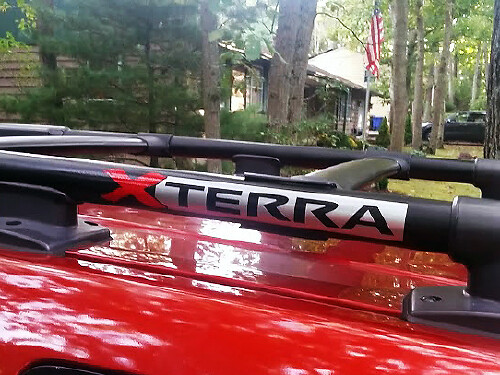 Ensemble d'autocollants vinyle pour galerie de toit Xterra pour Nissan Xterra