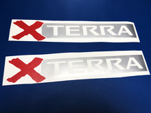 Ensemble d'autocollants vinyle pour galerie de toit Xterra pour Nissan Xterra_3