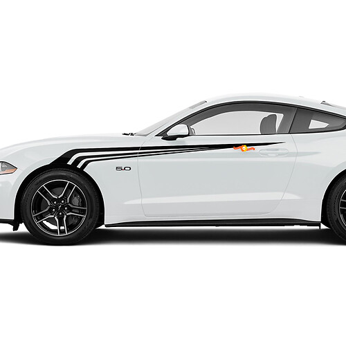 Rayures d'accentuation de l'aile avant pour Ford Mustang
