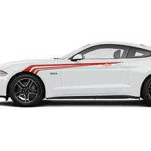 Bandes d'accentuation d'aile avant pour Ford Mustang GT 3