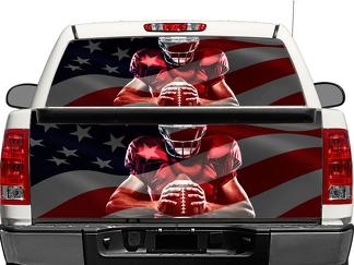 Atlanta Falcons NFL football sport lunette arrière OU hayon autocollant autocollant camionnette SUV voiture