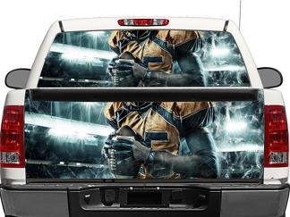 NFL arrière fenêtre ou hayon autocollant autocollant Pick-up camion SUV voiture