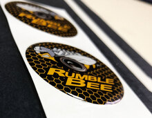 Bouton de démarrage du moteur Rumble Bee Dodge Bombé Badge Emblème Résine Autocollant Autocollant 2