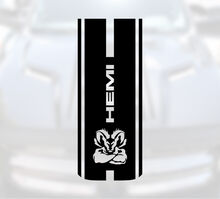 Dodge Ram Hemi 1500 2500 3500 Rebel Mopar Hood Sticker Decal Cut Vinyl Stripes Graphique
 2