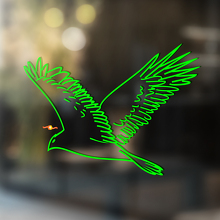 Autocollant vinyle universel oiseau proie en vol_2