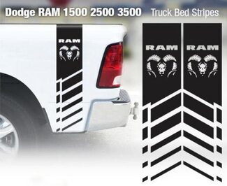 Dodge Ram 1500 2500 3500 Hemi 4x4 décalque camion lit rayure vinyle autocollant course 4R