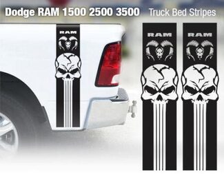 Dodge Ram 1500 2500 3500 Hemi 4x4 décalque camion lit rayure vinyle autocollant course 9D