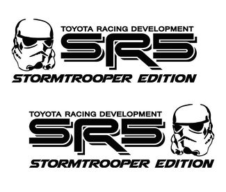 Toyota SR5 Camion Stormtrooper Edition Tacoma Tundra Stickers Sticker Decal Vinyl x