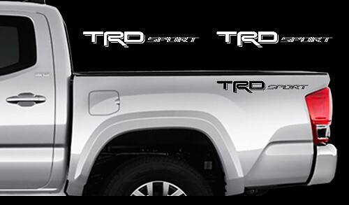 Autocollant en vinyle TRD Sport pour côté de benne Toyota Tundra 2012-2017