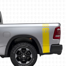 Kit de décalcomanies vinyle bandes latérales arrière style Hemi 5,7L pour Dodge Ram 1500-3500_5